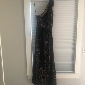Never worn one sleeve lace gown!